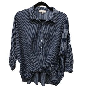 Hayden Blue Stripped Top